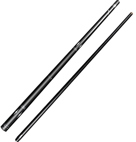 YRU Billard Queue 1/2 Gemeinsamer, 58 Zoll Carbon Faser Ahorn Handgefertigter Snooker Queue, 3 Spitze Größe Zur Auswahl (Size: 11.8mm, Color: Schwarz)