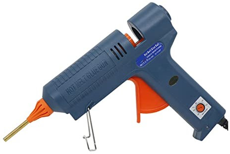 Pistola Silicona Eficiente Boquilla de cobre larga de 150W, pistola de pegamento de fusión en caliente, temperatura ajustable for barras de pegamento de 11mm, pistola de pegamento adhesiva industrial