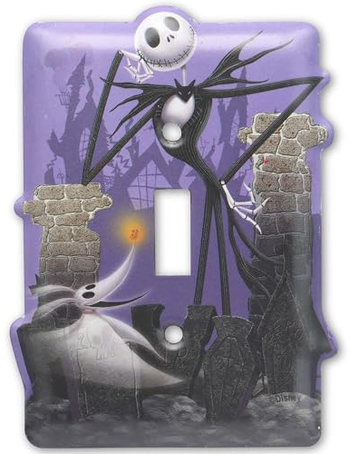 Disney The Nightmare Before Christmas Metal Light Switch Plate