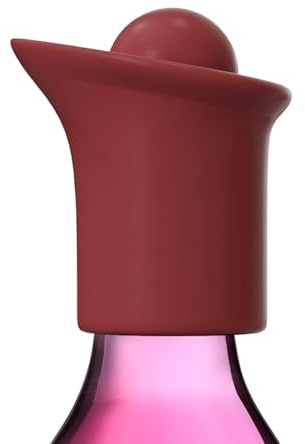 Biniveil Vertedor Y Tapón Para Botellas De Vino | Juego Combinado De Tapon Y Verterdor Para Vino - Tapones De Silicona Herméticos Para Champagne Aceite Oliva Cerveza