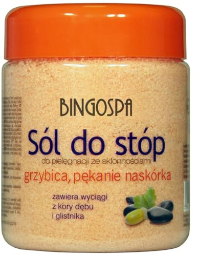 Sale per infezione da fungo, fessure del piede dell'atleta tra le dita dei piedi 550 g BINGOSPA