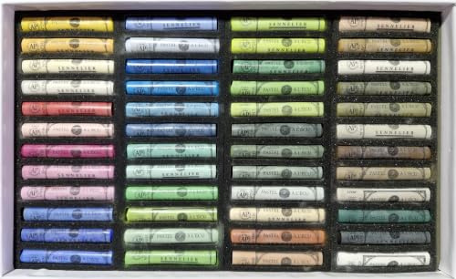 Sennelier Ensemble de Pastel secs 48 Pastels tendres à l'écu Paysage Pastel Extra Fins