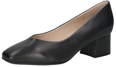 CAPRICE Damen Pumps aus Leder Kleiner Absatz, Blau (Ocean Nappa), 39 EU
