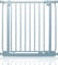 Safetots Elite Druck Schmales Sicherheitsschutzgitter, 65.5cm - 74.5cm, Mattgrau, Schmales Treppenschutzgitter mit Druckmontage, Sicherheitsbarriere, Einfache Installation