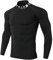 Herren Kompressionsshirts mit Hohem Kragen | High Neck Compression Shirt | Sport, Fitness | Vegeta, Stolz der Saiyajin in Jap. Schriftzeichen (XS, Schwarz)