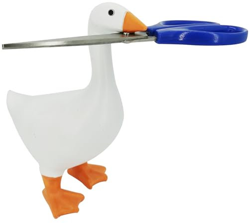 DAZZLUXE 1 pieza decorativa de imán de pato con imán de pato, llavero magnético de ganso, decoración de escritorio, adornos en forma de ganso y pato