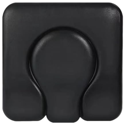 KiBcsLic Cojín de Asiento de Inodoro de PU Acolchado con Esponja para Sillas de Inodoro de Cabecera Cojín de Inodoro para Postradas en Cama, Almohadilla Del Asiento Del Agujero de Calabaza