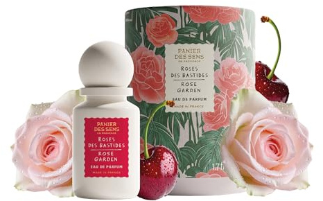 Panier des Sens - Parfum Femme Rose des Bastides 50ml – Parfum Floral – Fragrance Féminine du Quotidien – Eau de Parfum élaborée à Grasse – Idée Cadeau pour Femme – Écrin Élégant