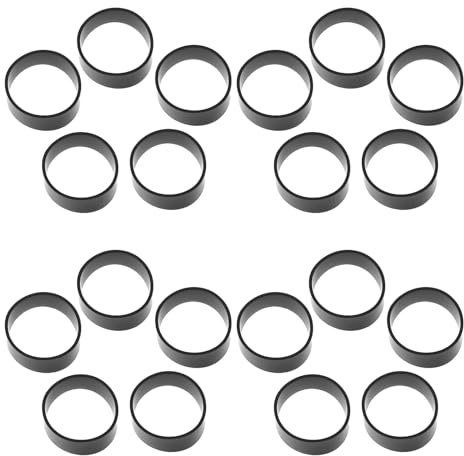 Gadpiparty Bridas de Silicona Reutilizables Negras para Cables, Bandas Elásticas Planas 12 X 4 X 0,6 Mm, Organizadores de Cables de Oficina y Hogar, 500 Piezas, Antideslizantes y