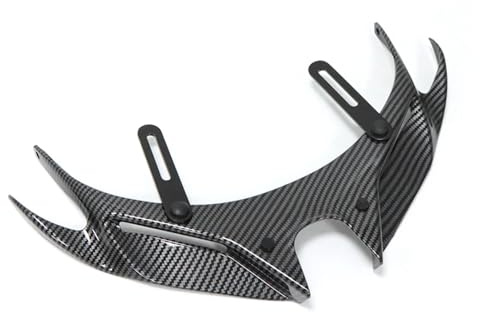 Parachoques Labio Parachoques Compatible con Honda Compatible con Forza 350 2022-2025 125 2023-2024 Alerones Delanteros de Motocicleta Alerones Laterales aerodinámicos(Carbon 2023-2025)