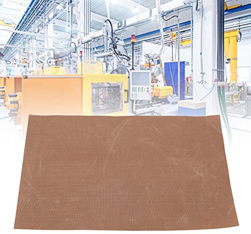 FTVOGUE Hoja de PTFE, Paño de Prensa de Calor de Fibra de Vidrio de PTFE 100 X 100 Cm 0,18 Mm, Superficie Antiadherente, Barrera de Alta Temperatura, Estera de Artesanía Reutilizable para Prensa de