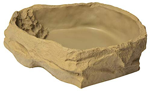 sera reptil food/water dish L - Futter- und Trinkschale für Reptilien und Amphibien, beige, large