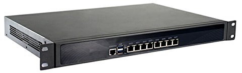 1U Cabinet Firewall Pfsense Mikrotik VPN Router Network Security Server with AES-Ni 8 Nics I5 3317U 8G RAM 64G SSD R14