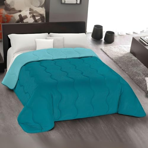 MAXIME MAISON - Trapunta Invernale Letto Singolo (300gr/mq) Piumone Letto Singolo Invernale, Coperta Calda in Microfibra, Copriletto Singolo per Stagioni Fredde, Design Double Face, Made in Italy
