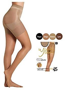 YSABEL MORA - Panty Reductor Invisible 15 Denier, Control de Abdomen, Comodidad Todo el Día, Ideal para Uso Diario, Diseño Antideslizante, Suave y Transpirable, Talla Única
