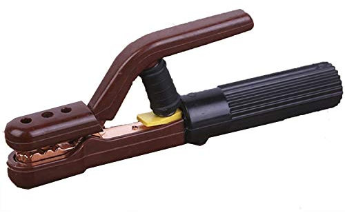 Anti-scalding 800A Welding Tongs Copper Forging Welding Tongs Anti-leakage Thickening Welding Hardware Tools (Color : Brown)