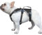 Huntboo sicherheitsgeschirr Hund Ausbruchsicher, Panikgeschirr für Hunde, Reflektierendes Geschirr mit Griff, Verstellbare Hundegeschirr für Mittlegroße Große Hunde zum Training Laufen (Schwarz, L)