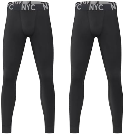 L&K-II Jungen Lange Unterhose Thermounterwäsche Sportwäsche Nachhaltige Lange Unterziehhose aus Baumwolle Unterwäsche 2601