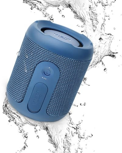 Vieta Pro Altavoz Bluetooth 5.3 Potente, Radio FM, Resistente al Agua, 13H Batería, Micrófono, Aux-In, USB-C, TWS | Altavoz Portátil Autoamplificado Sun Azul