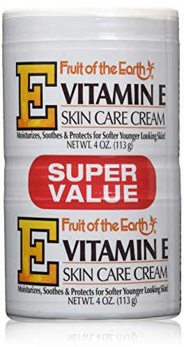 Fruit of the Earth Vitamin-E Cream 120ml + 120ml Jar (Case of 6)