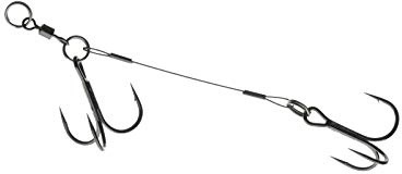 Daiwa Prorex Screw-In Assist Hook 2/0 Stinger Haken
