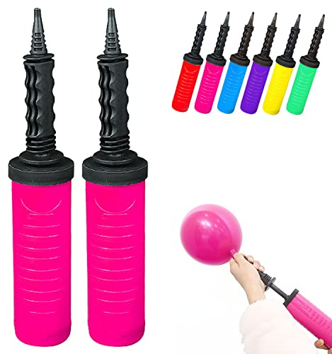 Fenxyo Balloon Pump Hand Manual Inflator, Dual Action Balloon Pump 2 Pack