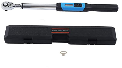 Tyenaza Chiave Dinamometrica Digitale, 1/2 Poll. Chiave Dinamometrica Aperta Regolabile da 200 NM, 3 modalità 4 unità Set di Chiavi Dinamometriche a Scatto per Fabbrica