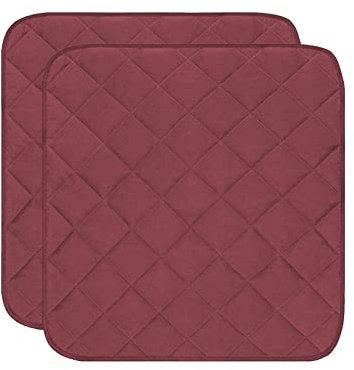 Yolispa Wasserdichte Sitzpolster, 2 Stück, wiederverwendbar und waschbar, Inkontinenz-saugfähiger Sitz, rutschfestes, saugfähiges Sitzpolster für Stühle, Bett, Erwachsene, ältere Menschen, Kinder und