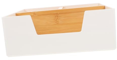 CIYODO Tea Bag Organizer with Compartments Compact Coffee and Sugar Packet Storage Box for Home Office Kitchen and Coffee Bar Use