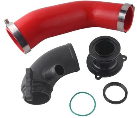WEFOLEN para S&Koda para Octavia MK3 para VRS 5E Ea888 3gen Motor Manguera De Admisión De Silicona Tubo De Entrada De Turbo Codo Silenciador Eliminar Manguera Turbo(Red)