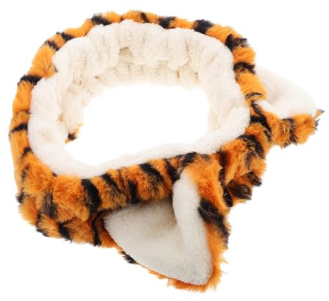 Garneck Bandeau Spa Tigre Doux Serre-Tête Skincare Pour Filles Bandeau Pour Le Lavage Du Visage Soin De La Peau Et Maquillage Accessoire Cheveux Enfant Pour Fête Et Coiffure