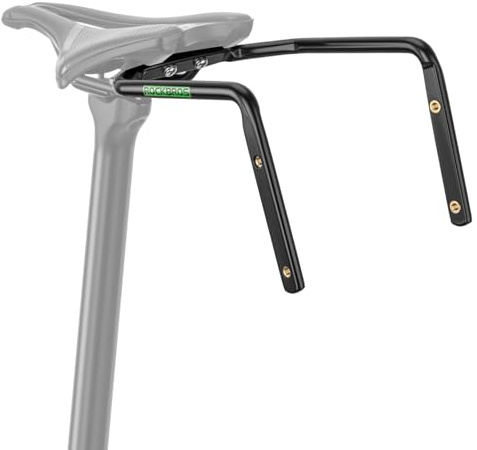 ROCKBROS Supporto per Bottiglia d'Acqua Bici, Supporto Stabilizzatore per Borsa da Sella Anti-vibrazione, Staffa di Conversione con 2 Fori di Montaggio per Portabottiglie, Adattatore per Biciclette