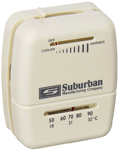 Suburban 161154 Wall Thermostat - Heat Only - White