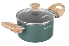 Mini casseruola da 12 cm con scritta Cooking Therapy e coperchio