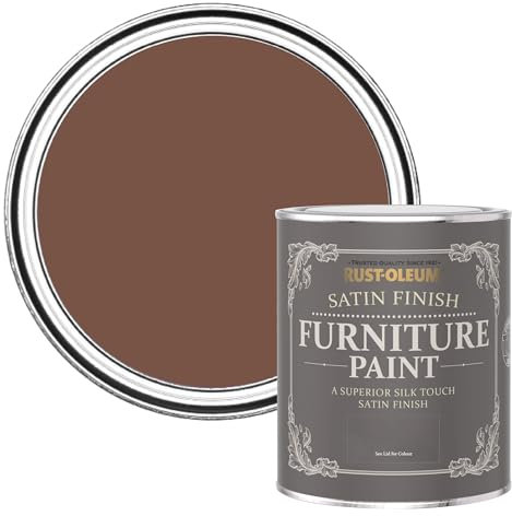 Rust-Oleum Furniture Paint in Satin Finish - Faded Ember 750ml