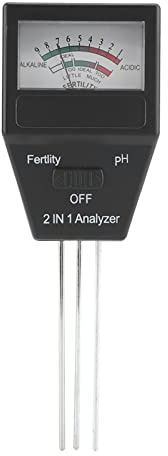 Yctze 2 in 1 High Precision Soil PH Tester & Fertility Meter - Easy Portable Tool for Testing Soil Acidity, Ideal for Gardens, Flowers, and Vegetable Plants