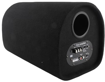 Dpofirs Amplificador de Audio de Tubo de Alta Potencia para Subwoofer de Automóvil de 12 V, Parlantes de Graves con Eliminación de Ruido, Adecuado para Reacondicionamiento de Audio de Automóvil,