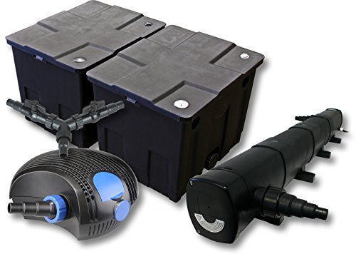 SunSun Filterset för 60 000 l damm med 72 W dammklarare och 100 W ECO pump