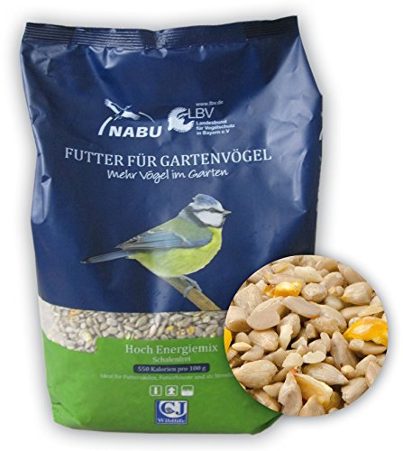 CJ Wildlife 110020615 Wildvogelfutter Streufutter Hoch Energiemix - schalenfrei 2 kg