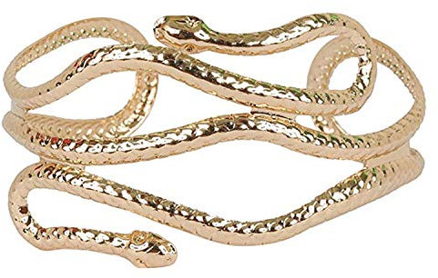 PPX Schlangen Armband Schlangenarmreif Gold Schlangenarmband Schlangen Armreif Cleopatra Ägypterin Kostüm