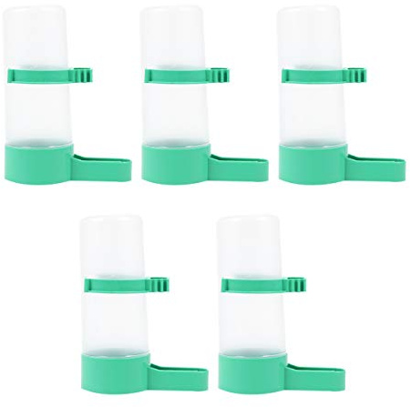 Yardwe Bebederos para Aves Automático Alimentador de Agua para Pájaros Pigeon 5 Piezas M