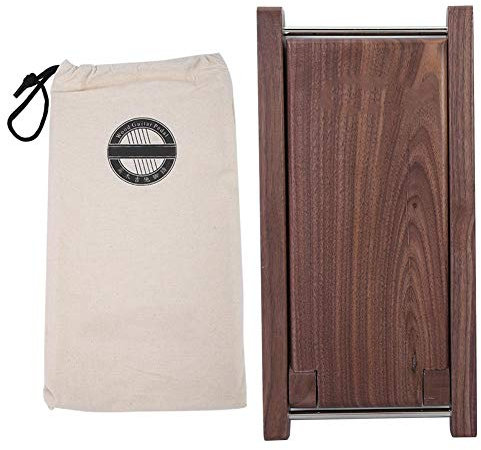 RiToEasysports Gitarrenhocker, Akustikgitarrenhocker aus Holz, solide Handwerkskunst, Fußstütze, rutschfest, für flache Gitarre.