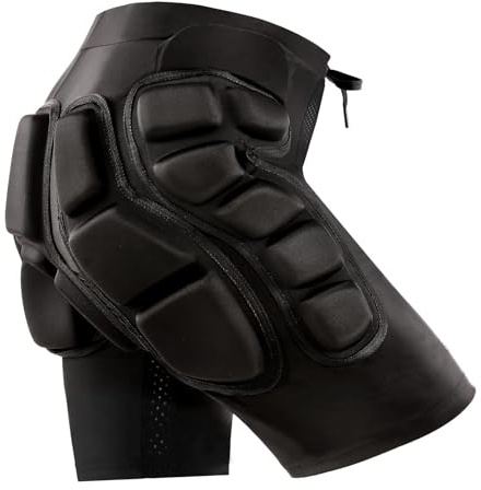 Relaxyee Pantalones Cortos Acolchados Protectores, Resistencia a los Impactos, Ropa Deportiva al Aire Libre, Equipo de protección contra Impactos para Snowboard, Patinaje, esquí, monopatín, Unisex