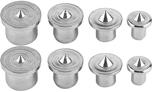 8 Stücke Holzdübel Mittelstift Zapfen Ausrichtungswerkzeug Passstifte Mittelpunkt Set Holzbearbeitung Handwerk Klemme Stahlwerkzeuge Für Metrische Dübel 6/8/10/13mm(Hollow)