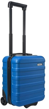 Cabin Max Anode 24L TwinWheel 40x30x20cm Ryanair, Wizz Air, Easyjet Underseat Cabin Suitcase - Trolley Case (Aegean Blue 40 x 30 x 20)