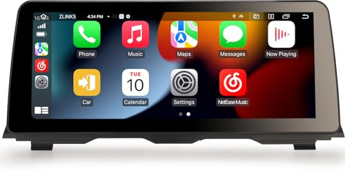 Erisin 12,3 tum 8-kärnig Android 14 bilradio navigationsenheter för BMW 5-serien F10 F11 NBT system GPS Carplay IPS WiFi Dab+ DSP Android Auto Bluetooth 5.0 SWC pekskärm händer fria 8 GB RAM 128 GB