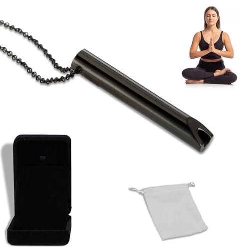 Hoki Halskette Cortisol Original, Hōki Atemtool, Hōki Panik-Stopper, Hoki Pfeife Vagusnerv, Hoki Halskette Gegen Angst, Ruhe in 60 Sek, Sofortlinderung Bei Angst & Panik, Stressabbau Atemkette