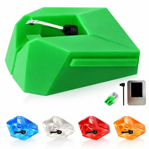 AT-VMN95E Replacement Stylus • Compatible with Audio-Technica VM95E & AT-LP120X-USB Turntables • Compatible with VM95E / VM95EN / VM95ML / VM95SH – Elliptical Diamond Turntable Needle