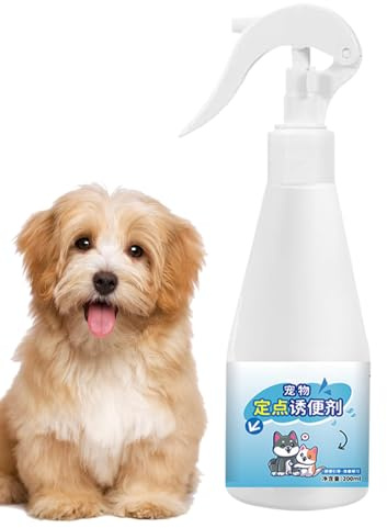 Spray per addestramento cani per pipì e cacca | Profumo per addestramento di cacca per cani – 200 ml Delicato Attrattivo Correttore di Urina Smacchiatore Rimozione degli odori per tappeti interni