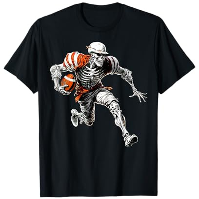 Squelette Joueur de Rugby T-Shirt